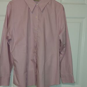 Eddie Bauer Women's Soft Pink Dress Blouse